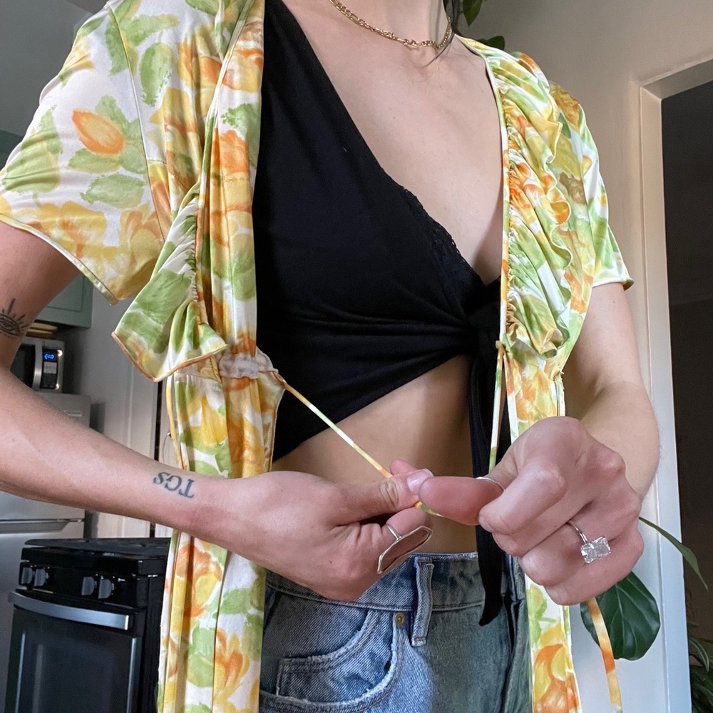 Floral duster - vintage - Picture 5 of 9